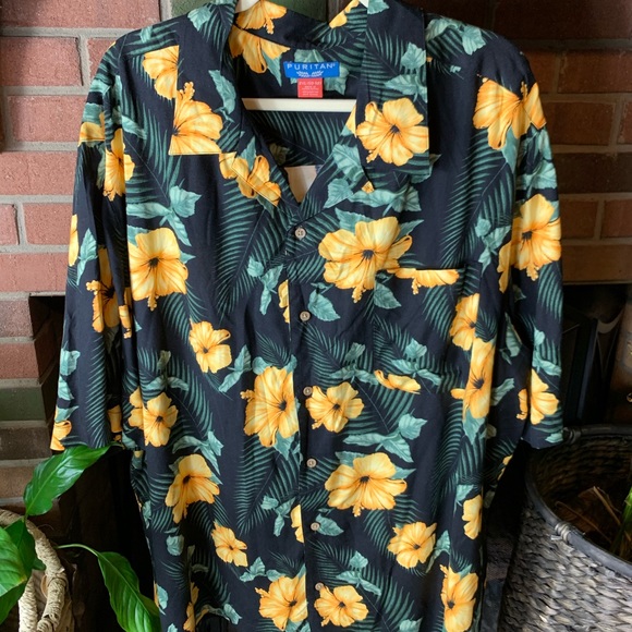 2XL Amazing  Puritan hawaiian tropical shirt - Picture 10 of 11